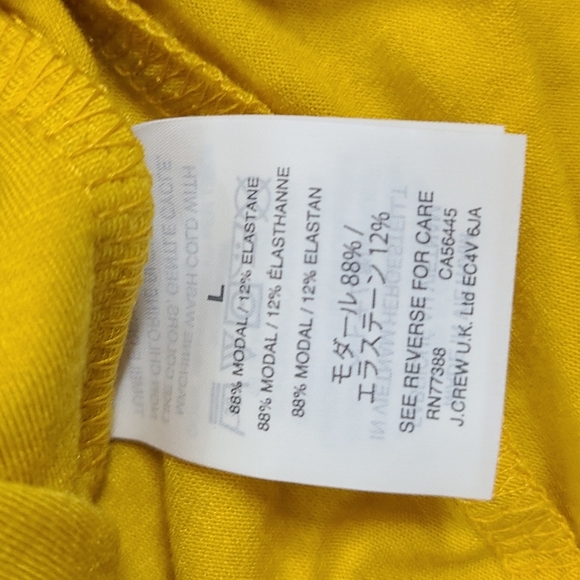 J. Crew Yellow Surplice Bodysuit - Picture 10 of 11